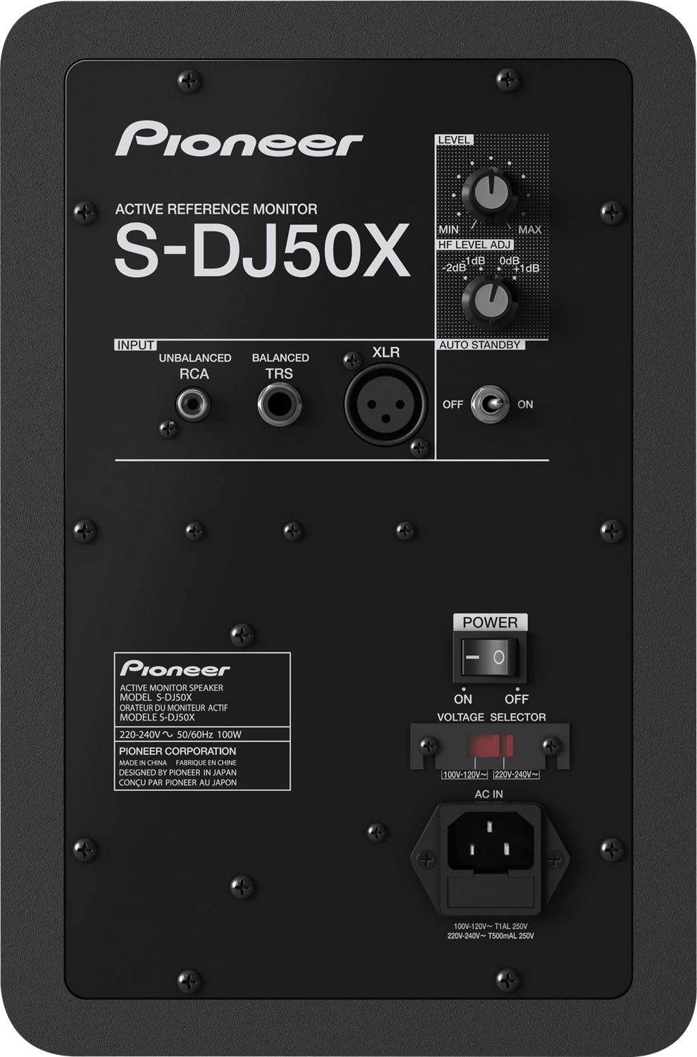 Pioneer S-DJ50X 5'' Aktif Referans Monitör (SİYAH) S-DJ50X Series